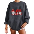 thumbnail image 1 of Sudadera de Cuello Redondo de Navidad Para Mujer Suéter de Moda Estampado de Tendencia Camiseta de Manga Larga Sin Capucha Suéter Suelto Top Odeerbi ODB196026, 1 of 4