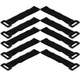 thumbnail image 1 of Correas de Sujeción de Cables Zulema 2x 10x Gancho Negro, 1 of 8