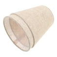 thumbnail image 5 of LOLIPPYY 2pcs Small Lamp Shades: Clip On Bulb Chandelier Shades Mini Linen Light Cover 5.5" X 5.5" X 5.11" For Table Wall Chandelier Lamp Replacement, 5 of 7