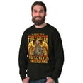 thumbnail image 4 of Not A Firefighter Never Understand Men's Big & Tall Long Sleeve Graphic Tee Brisco Brands 2X, 4 of 5