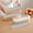 Gray, variant on Light Blue Noodles Storage Box Airtight Food Container Rectangular Plastic Organizer for Pasta Eggs Kitchen Refrigerator Set of 2 Space Efficient Freshness Lock