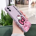 thumbnail image 1 of Sanrio-funda de teléfono de Hello Kitty para iPhone, carcasa bonita de silicona para modelos 14, 13, 12, 11 Pro Max, Mini, X, XR, XS MAX, SE20, 8, 7 Plus, 6, 6S Plus Fivean unisex, 1 of 2