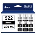 thumbnail image 1 of Botellas de recarga de tinta TOAIEPO Black 522 para impresoras Eco ET, 1 of 7