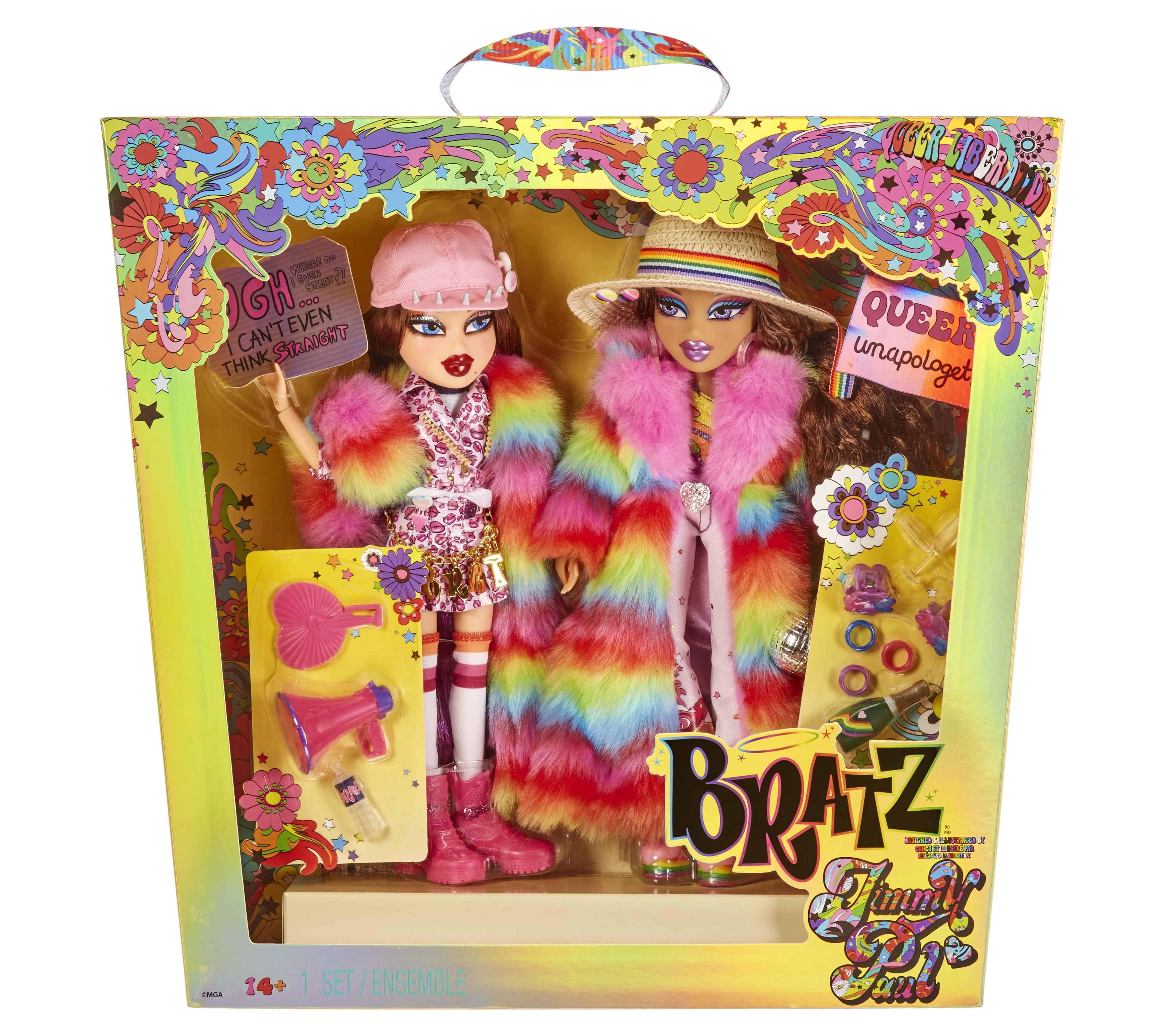Bratz® x JimmyPaul Special Edition Designer Pride 2-Pack Roxxi & Nevra Fashion Dolls Assembled 12 inch - image 3 of 8