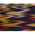 thumbnail image 4 of oneOone Tissu Georgette Viscose Rouge Bonbon Chevron Ikat Matériel de Robe Tissu Imprimé Tissu au Mètre 42 Pouces de Large, 4 of 4