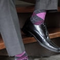 thumbnail image 4 of Pierre Henry Over the Calf Socks for Men (3 pairs) | Cotton Over the Calf Dress Socks | Long Socks that Stay up 12+ hours, 4 of 5