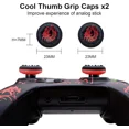 thumbnail image 5 of Controller Skin for Xbox One, BRHE Anti-Slip Silicone Cover Protector Case Accessories Set for Microsoft Xbox 1 Wireless/Wired Gamepad Joystick with 2 Thumb Grips Caps, 5 of 6