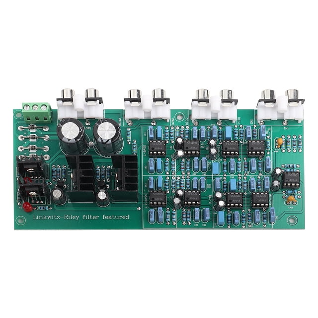 Baverta Linkwitz-Riley-Linkwitz-Riley 3 Voies électronique diviseur de fréquence 6 canaux 310HZ/3.1KHZ
