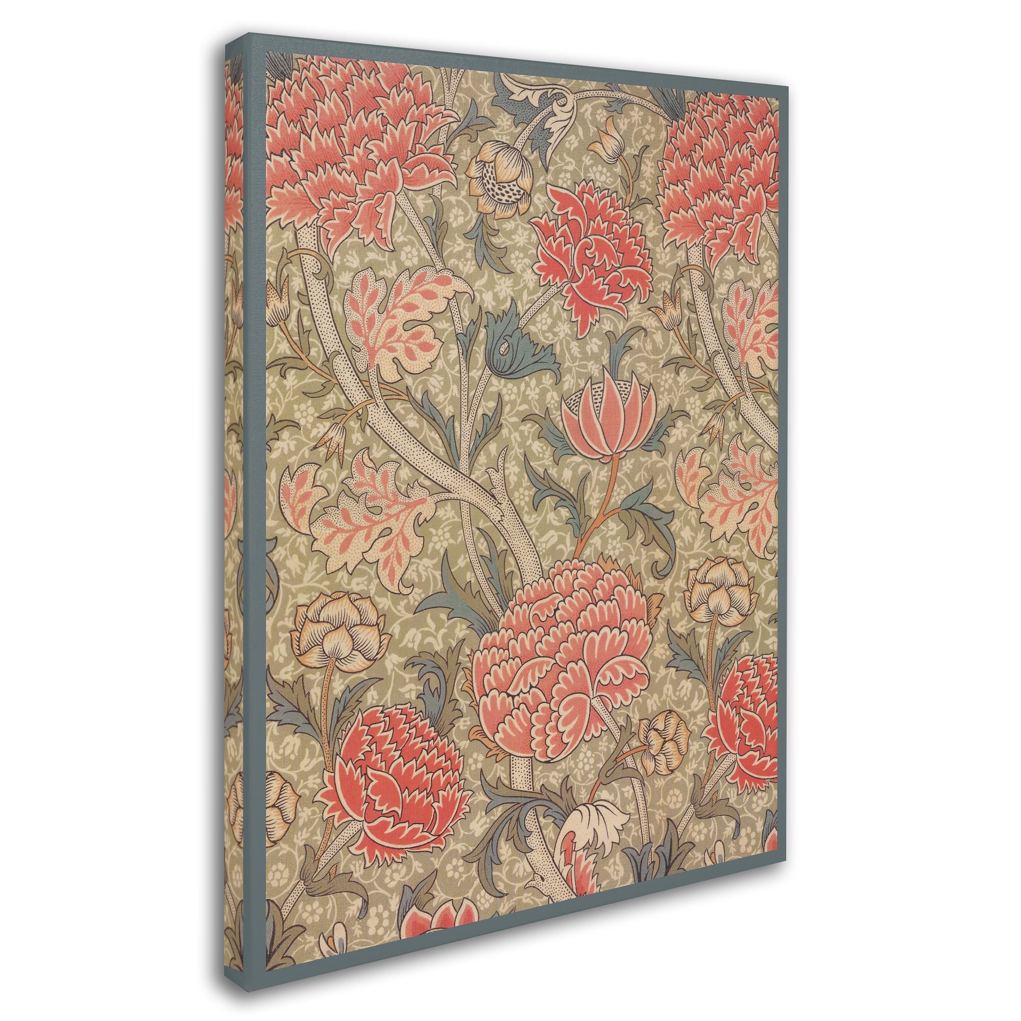 Trademark Fine Art 'Flowers 1' Canvas Art by Vintage Lavoie