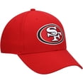 thumbnail image 3 of Men's '47 Scarlet San Francisco 49ers Logo MVP Adjustable Hat, 3 of 4