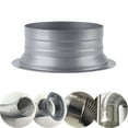 thumbnail image 3 of 3 inches Metal Pipe Flange Tube Air Ventilation Hose Connector Exhaust Duct, 3 of 12