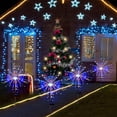 thumbnail image 5 of OANLKGI 90 LED Solar Garden Lights Outdoor Waterproof Decorative, IP65 Waterproof Firework Lights Solar Powered, Sparkler Fairy Light for Yard Patio Pathway Lawn Landscape Flowerbed Party Decor, 5 of 9