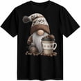 thumbnail image 4 of Farm Gnome Women's T-Shirt, Short Sleeve Tee Shirts Casual Tops Coffee Bean Crewneck T Shirt for Women, 4 of 8