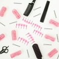 thumbnail image 3 of OULII 30Pcs Pink Perm Insulation Support Bar Hair Curling Tool for Salon Use, 3 of 6