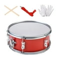 thumbnail image 2 of 13" Snare Drum, Professional Music Drums, for Children Teens, Birthday Gifts Red Adjust Spring, 2 of 7