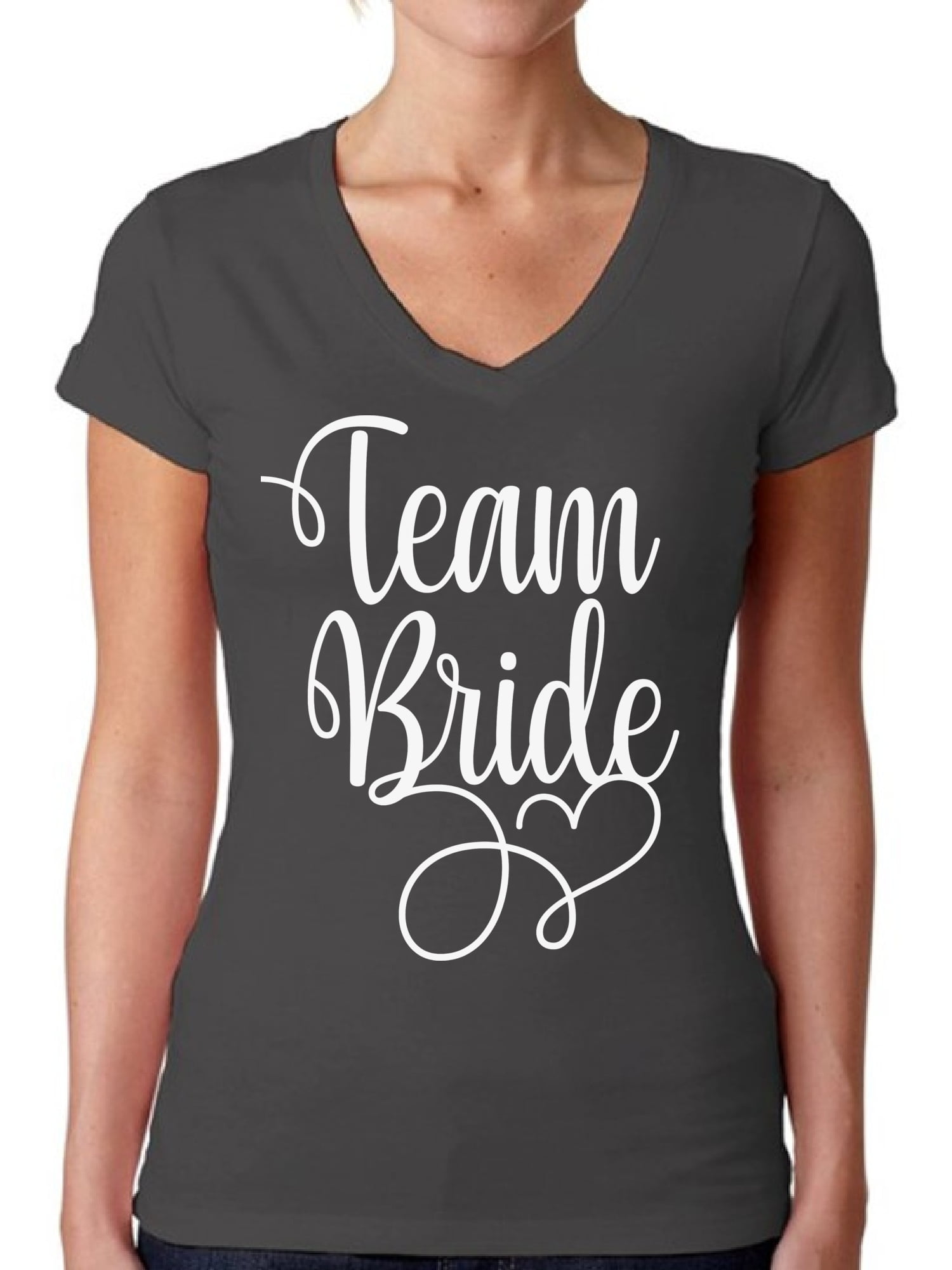 bridesmaid v neck shirts