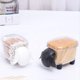 thumbnail image 3 of (oveja negra) Porta palillos con forma de oveja con tapa Caja de almacenamiento de mesa Palillo de dientes Hisopo de algodón Caja de almacenamiento de algodón cosmético, 3 of 5