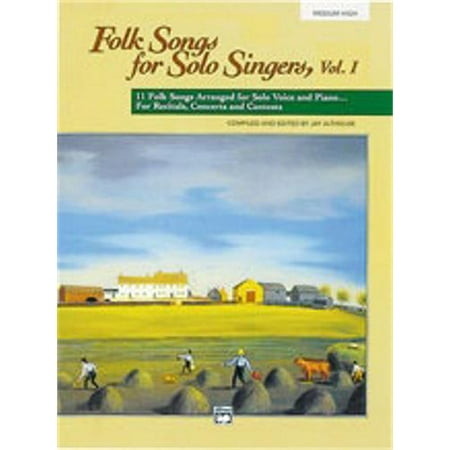 Alfred Folk Songs for Solo Singers, Vol. 1 -Medium High Voice-Book