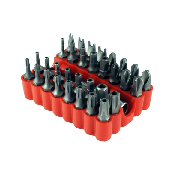 Juego de puntas de destornillador de seguridad Best Way Tools B45002, 33 unidades