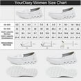 thumbnail image 5 of YOURDIARY Women's Slip on Loafer Shoes - Faux Leather Casual Flat Nurse Walking Sneakers, 5 of 5