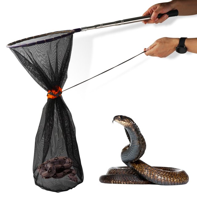 Red para capturar serpientes Smarkey telescópica 71-102 cm con aro de 12"