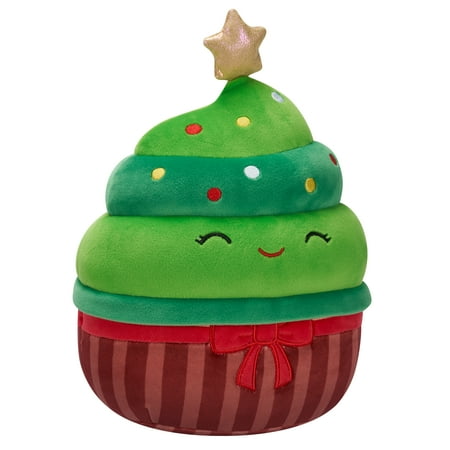 Squishmallows Official 12 inch Myla the Green Frosted Cupcake - Child's Ultra Soft Stuffed Plush Toy