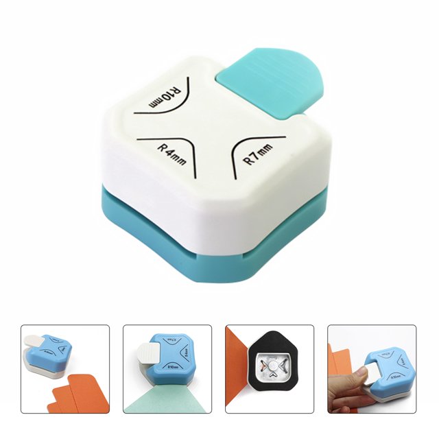 unbranded 1Ud Punch De Esquinas Para Tarjetas Y Artesanía Con Plástico Multi