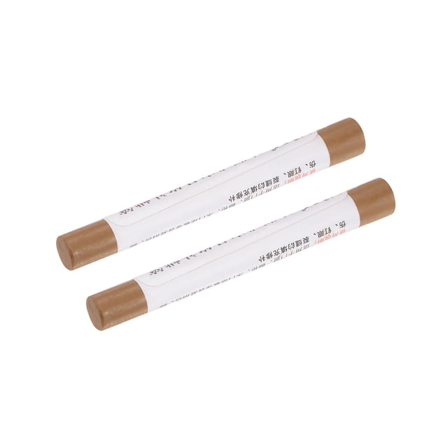 Madera Cera Relleno Palo, 2uds Madera Reparación Cera Relleno Palo Retoque Cera Pintura Bolígrafos para Rasguños Agujeros Piso Laminado Puerta Mesas, Medio Persa Naranja