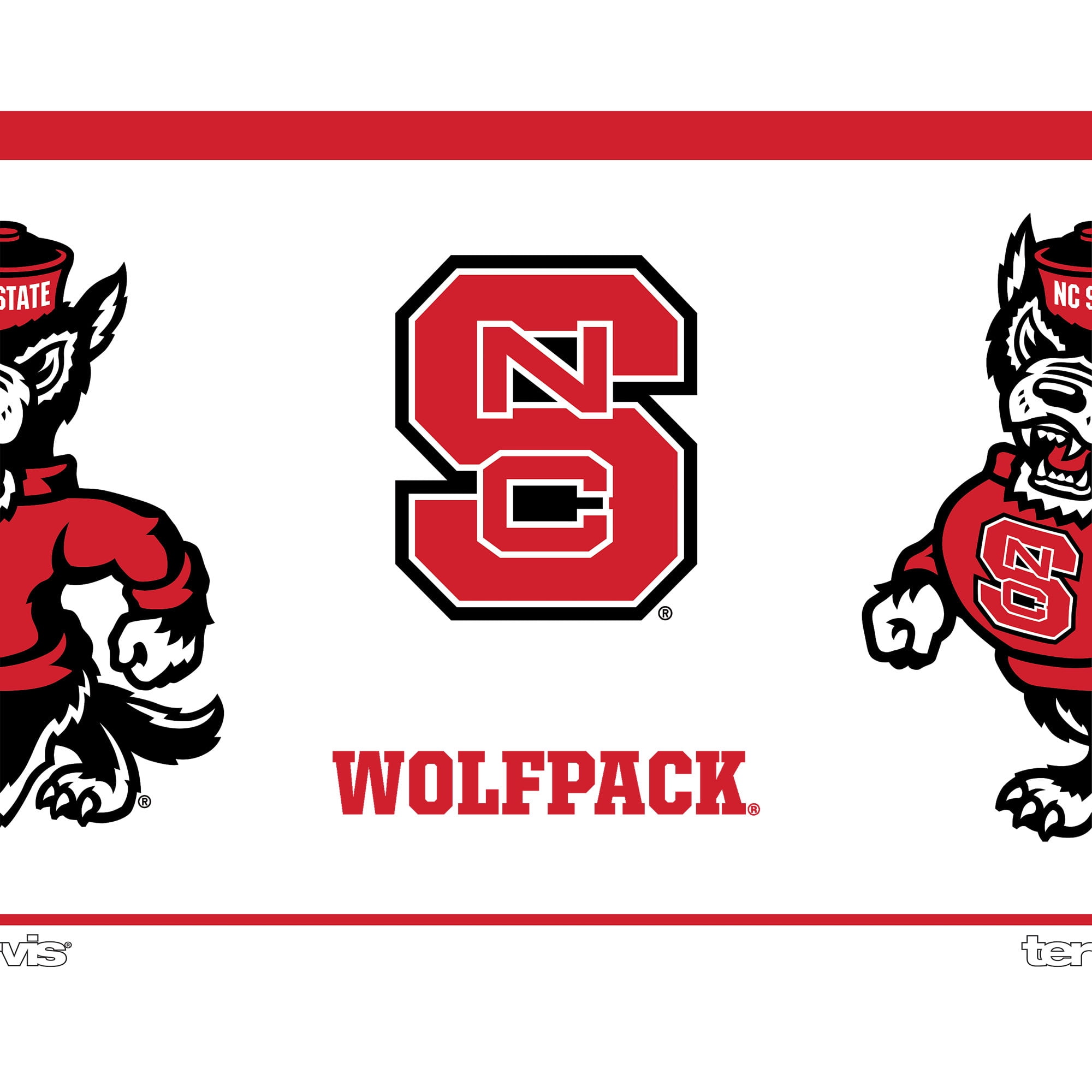 NCAA North Carolina State Wolfpack Tradition 24 oz Stainless Steel Water Bottle with lid