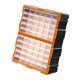 thumbnail image 2 of Cajones, armario de almacenamiento, caja de herramientas, organizador de maquillaje para objetos pequeños, tornillos y tuercas. Cajonera naranja de 60 cajones, 2 of 9