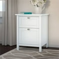 thumbnail image 3 of Pemberly Row Contemporary 2 Drawer File Cabinet in Pure White, 3 of 6