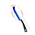 thumbnail image 3 of Rbaofujie Scrub Brush With Handle Gaps Cleaning Brush，Clean The Dead Corners Of Bathroom Kitchen Tiles, Multifunctional Window Slots, And Brushes Blue, 3 of 4