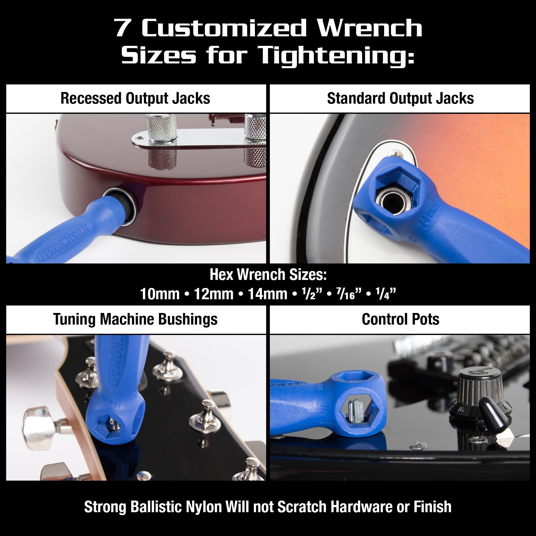 Music Nomad Premium Guitar Tech Screwdriver and Wrench Set