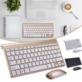 thumbnail image 2 of CAROOTU Cordless External Keyboard + Mouse Set Battery Powered Slim Keyboard 2.4G Automatic Pairing for Office PC Business Trip, 2 of 7
