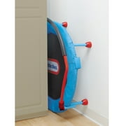 Little Tikes Easy Store 3-Foot Trampoline, with Hand Rail, Blue