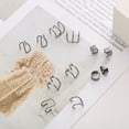 thumbnail image 6 of Naierhg 1 Set Ear Cuffs for Women Non-Piercing Cartilage Earring Sparkling Earrings Clip on Earrings Hypoallergenic Hoop Earrings for Women Teens s Gifts, 6 of 8