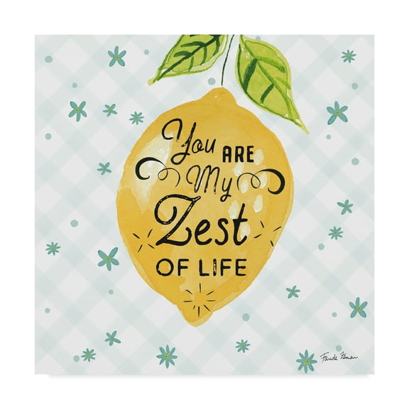 Trademark Fine Art 'Mellow Yellow III' Canvas Art by Farida Zaman