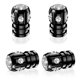 thumbnail image 1 of Quarkace Tapones Para Válvulas De Neumáticos, Tapones Para Válvulas Con Diamantes De Imitación Brillantes, Paquete De 4 Para Coches, Todoterrenos, Camiones, Motocicletas, Bicicletas, Revestimiento Ant, 1 of 5