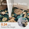 thumbnail image 4 of WIPONKEN 6x9 Floral Area Rugs Machine Washable Non-Slip Botanical Rug for Living Room Bedroom, Modern Farmhouse Floor Mat with Vintage Flowers Pattern, Home Decor Indoor Low Pile, 4 of 8