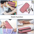 thumbnail image 6 of Uemuo Strawberry Printed Large Pencil Case, Big Capacity Pencil Pouch Stationery Pen Bag, Storage High Capacity Bag Pouch Holder Box Organizer, Marker Pen Case, 6 of 9