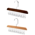 thumbnail image 4 of Advancent Suspensión de cinturón con hombro ancho para una organización ordenada Organizador de suspensión de gancho de metal resistente Almacenamiento y organización del hogar sepia, 4 of 6