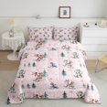 thumbnail image 2 of Feelyou Pink Dragon Animal Full Size Comforter Sets, Dreamy Stars Cloud Bedding Comforter Set, Teens Kids Boys Girls Reversible Bedding Sets, Lightweight Room Decor, 3-Piece, 2 of 8