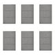 thumbnail image 1 of Placa Con 3 Apagadores De Escalera Lucek FlatPack 6 plateado, 1 of 4