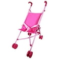 thumbnail image 4 of Lissi: 16" Baby Doll & Umbrella Stroller Set - Pink Butterfly Outfit, Matching Hat, Foldable Stroller, Toy Accessories, Plate-Fork-Spoon, Kids 3+, 4 of 6