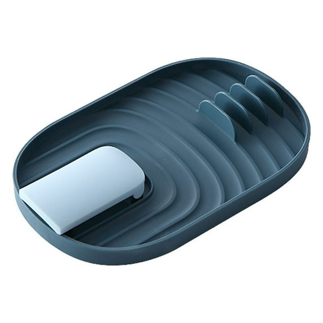 Spoon Rest with Lid Holder Foldable Spatula Holder Spoon Rest with Lid Holder for Kitchen Utensil Rest for Spoons Lids Spatula Rest Stove Holder Tongs Foldable Storage Rack Spoon Holder