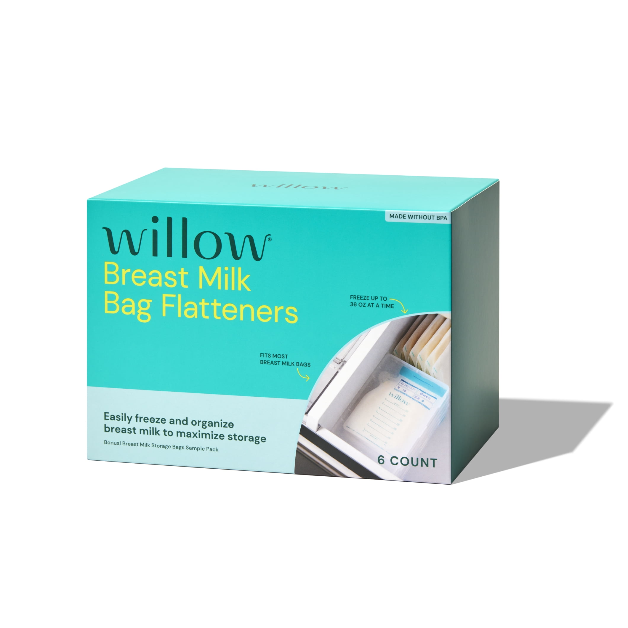 Willow Breast Milk Storage Bag Flatteners