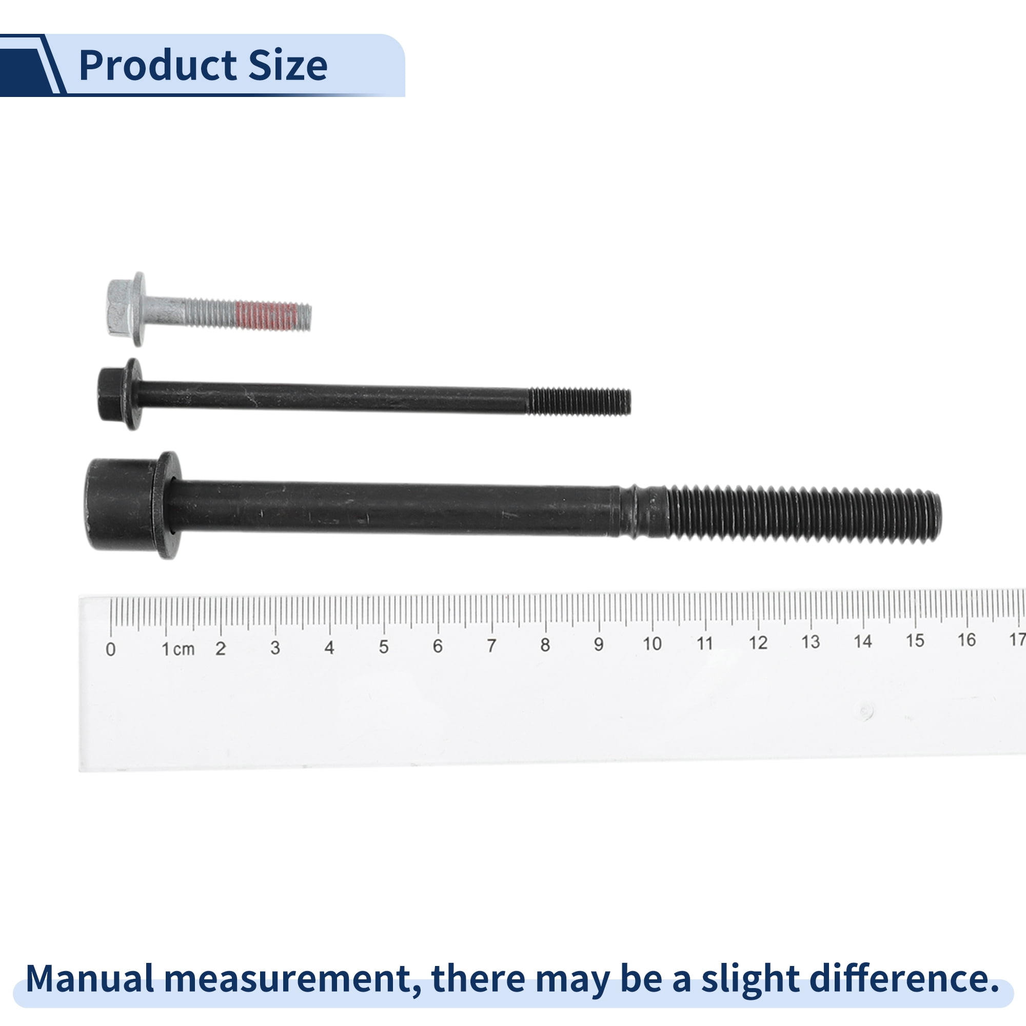 Unique Bargains Engine Cylinder Head Bolt Set for Chevrolet Colorado 2.8L 3.5L 04-06 No.ES 71334