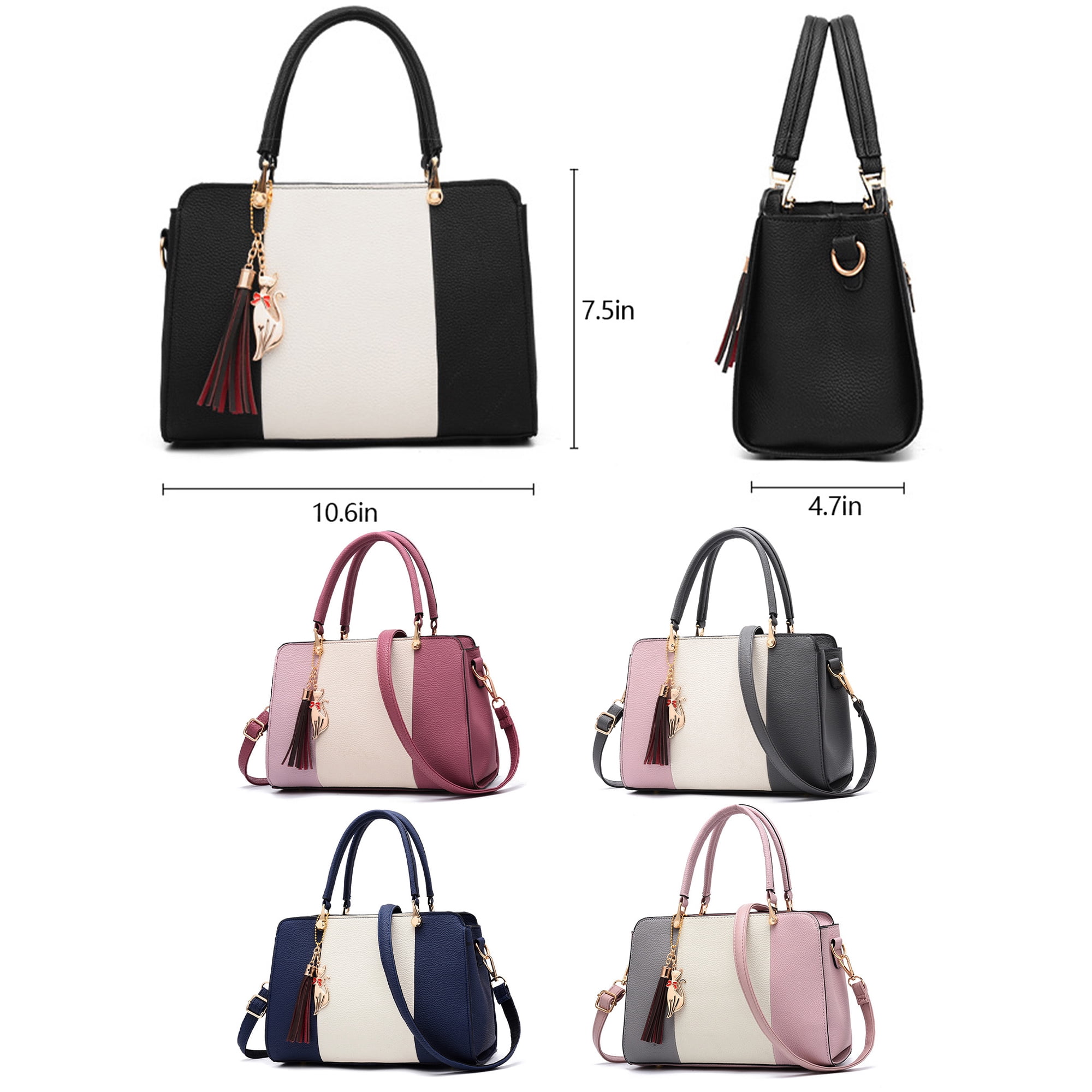 Ladies large satchel bag 2025