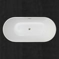 thumbnail image 6 of WOODBRIDGE 59" Freestanding Bathtub Contemporary Soaking Tub BTA1814, 6 of 6