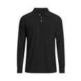 thumbnail image 4 of Abomasnow Men's Big and Tall Sun Protection Shirts UPF 50+ Quarter Button Long Sleeve Collared Quick Dry Shirts Casual Breathable Lightweight Workout Hiking Shirts, 4 of 9